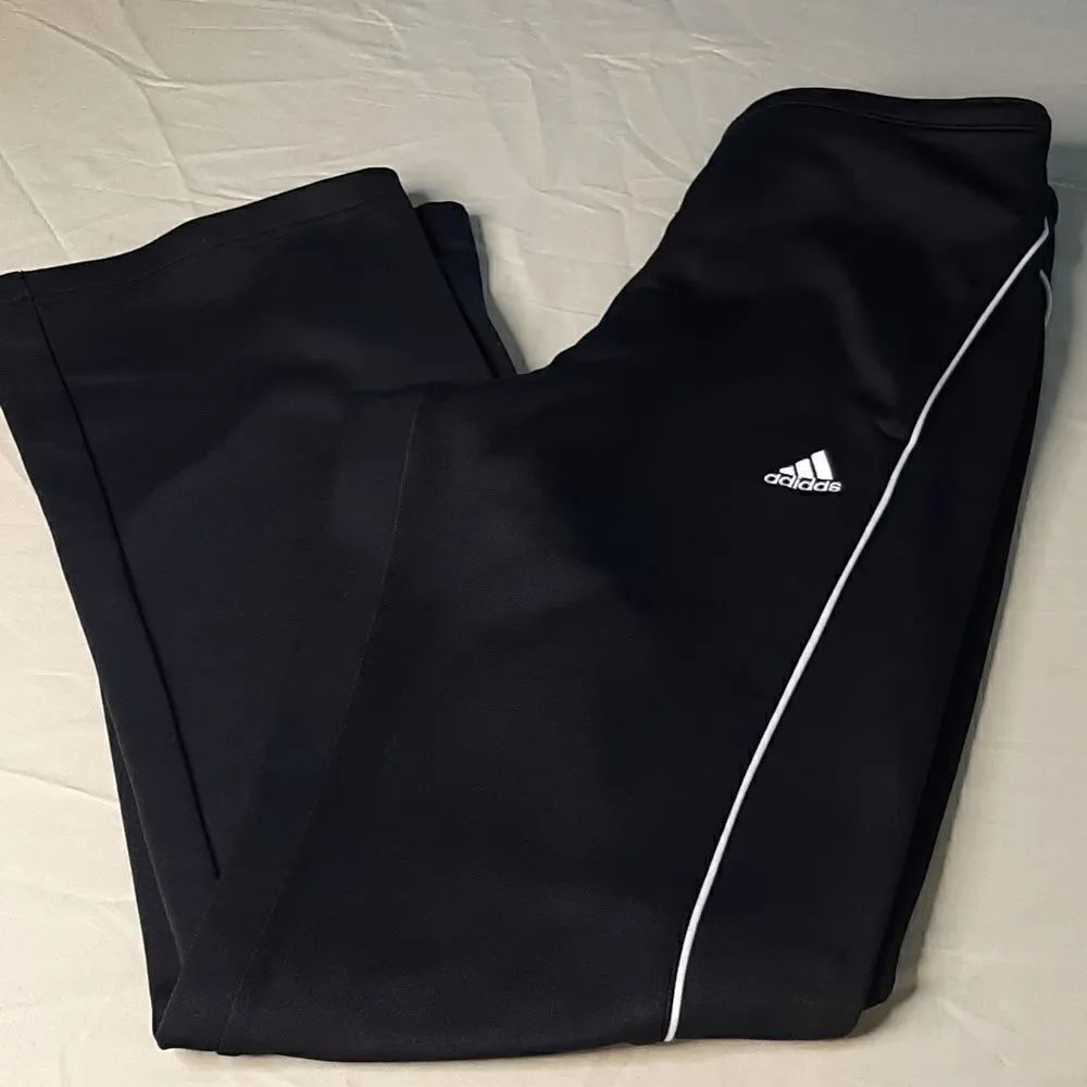 Adidas Black and White Joggers